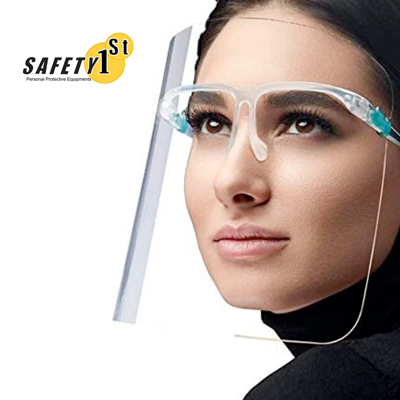 Face Shield with Glasses Frame Safetyfirst Group Pvt Ltd
